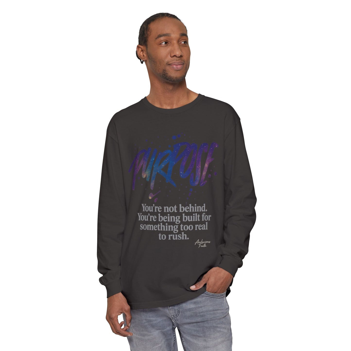 "Purpose" Long Sleeve Tee
