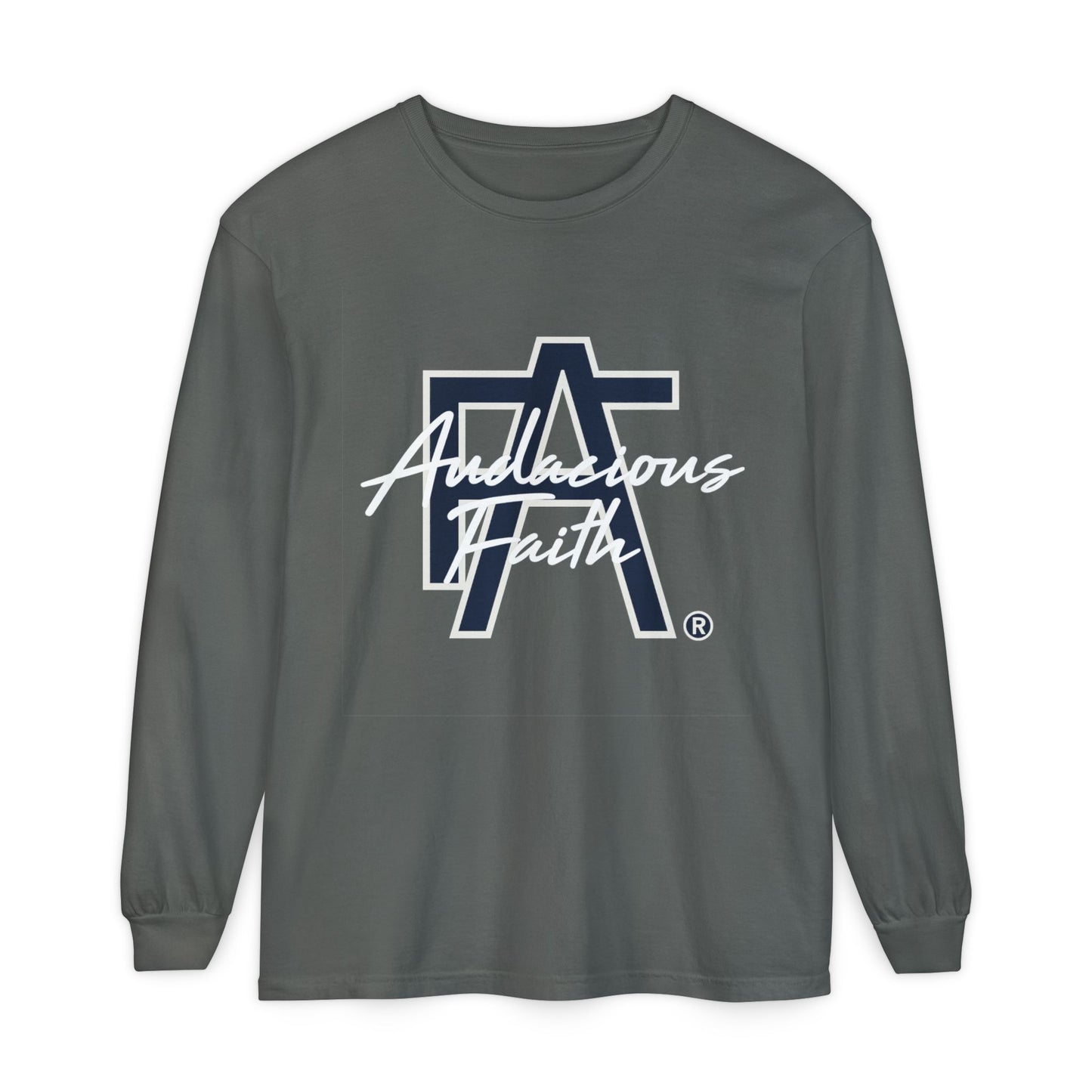"Stamped in Faith" Long Sleeve Tee