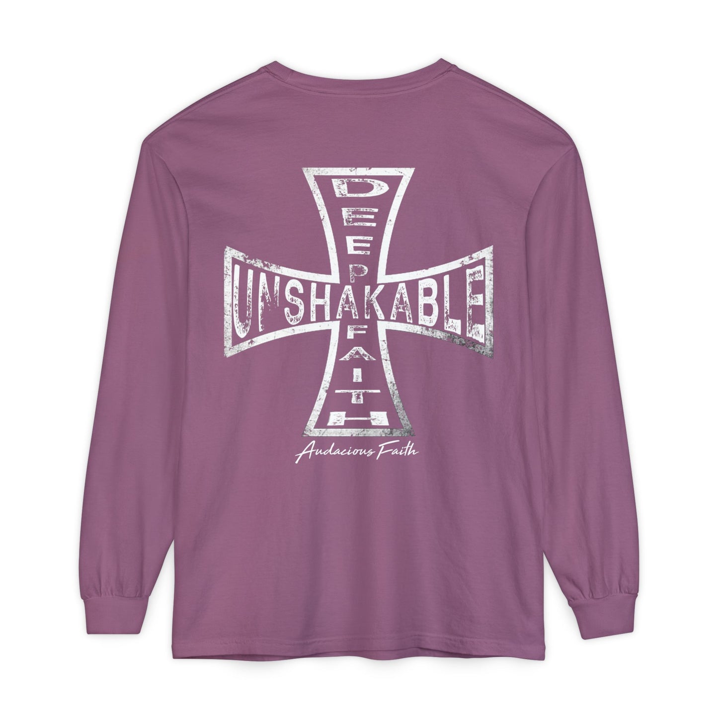 "Deep Unshakable Faith" Long Sleeve Tee