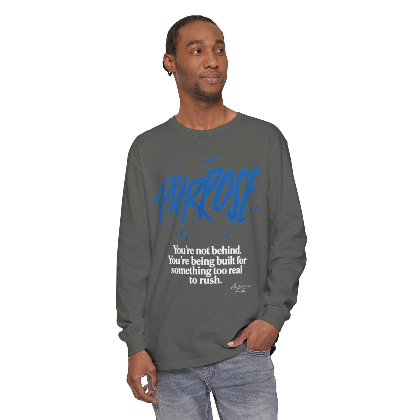 "Purpose" Long Sleeve Tee