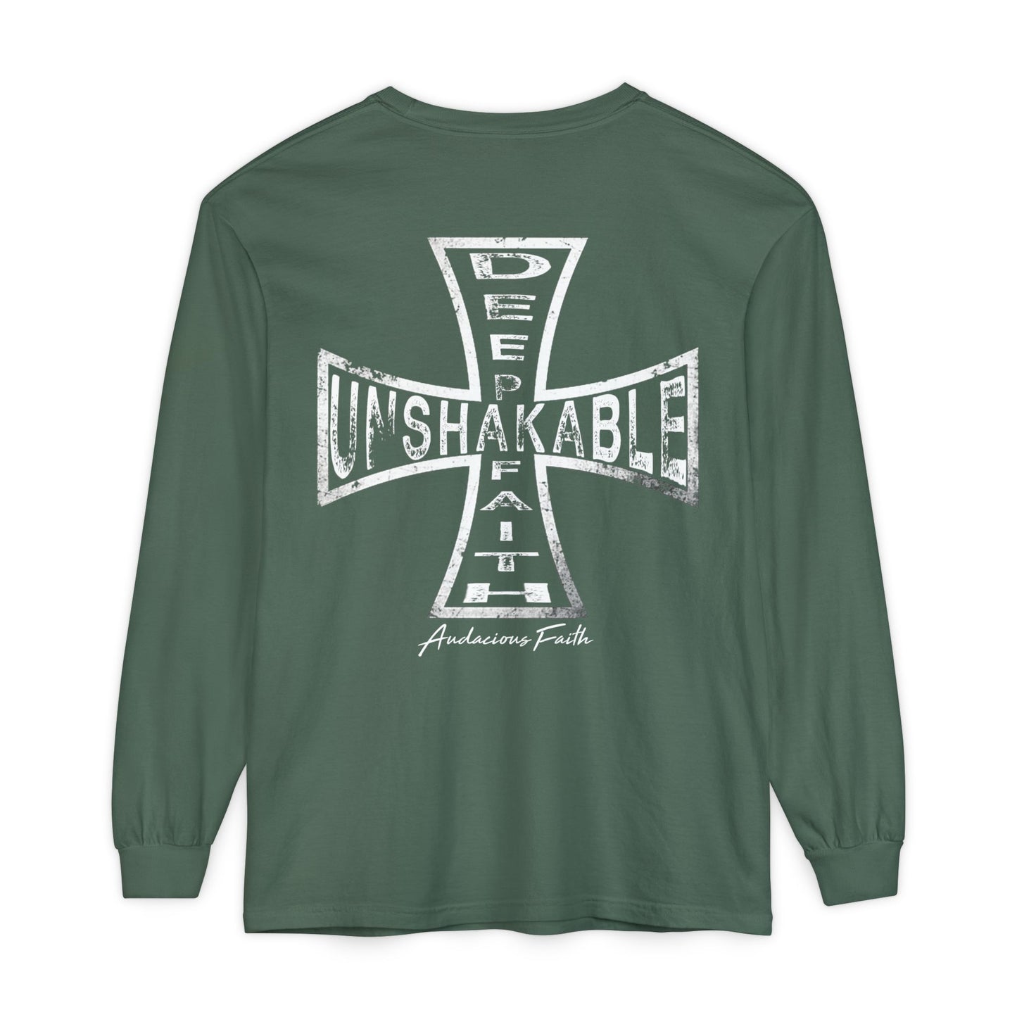 "Deep Unshakable Faith" Long Sleeve Tee