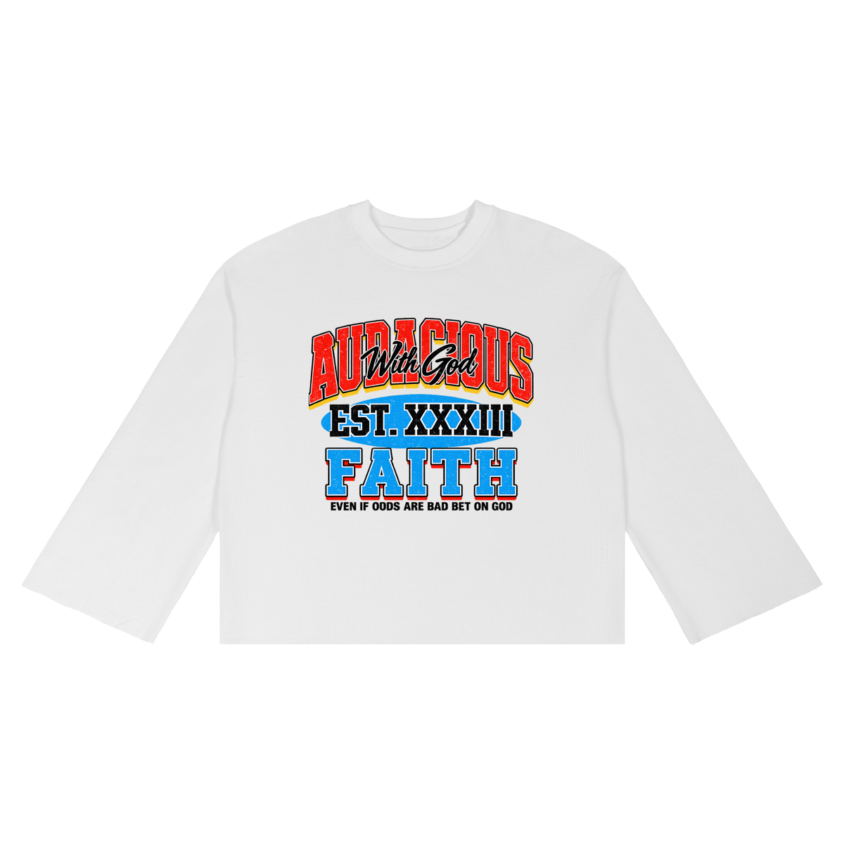 Bet on God Waffle Long Sleeve