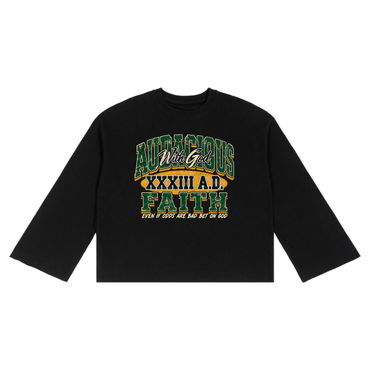 Bet on God Waffle Long Sleeve(blk)